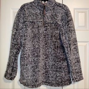 Oversized Sherpa Quarter Zip